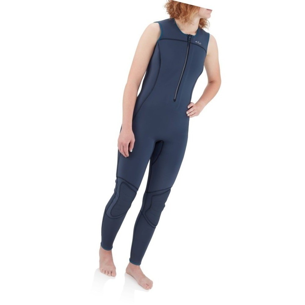 NRS Wetsuit HydroSkin 0.5 Titanium Farmer Jane Paddle Surf Snorkel Black Women M